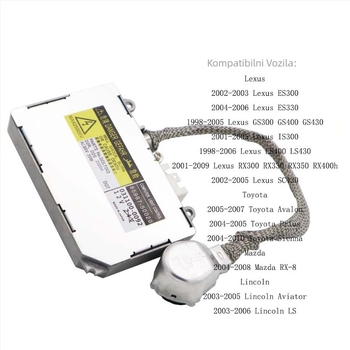 HID auto svjetlo za Toyota Crown, Lexus ES300 i Camry - 35W, 12V, 3.6A, model 85967-50020
