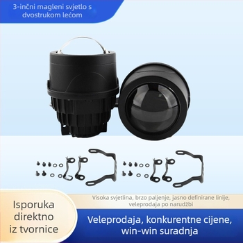 LED glavna svjetla za motocikl M628 — aluminijsko kućište, 45–55W, 10–18V, 10000 lm, IP65