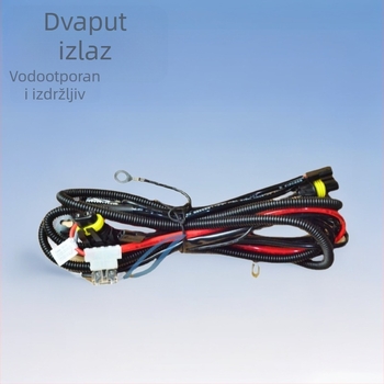 H4 xenon prednje svjetlo za automobil, kabel 1-2, 12V, integrirano podešavanje daljinskog/bliskog svjetla, 8800 lm
