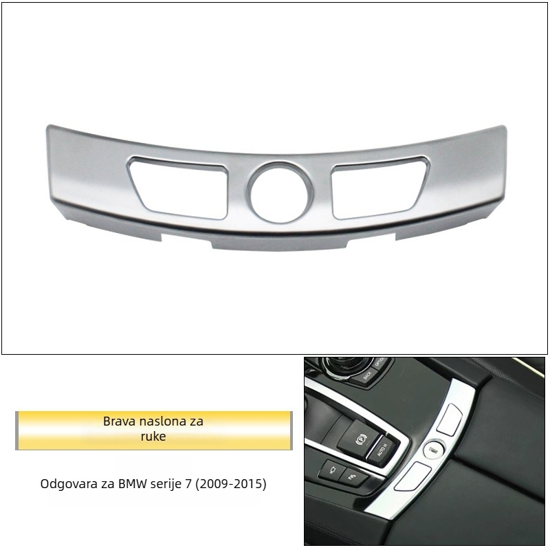 Poklopac prekidača naslona BMW Serije 7 730740F02 – središnji panel naslona za ruku