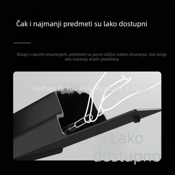 TEMAI Tesla Model 3/Y središnja konzola – magnetska kutija za pohranu TM-21, plastika, 147 g, montaža ljepilom