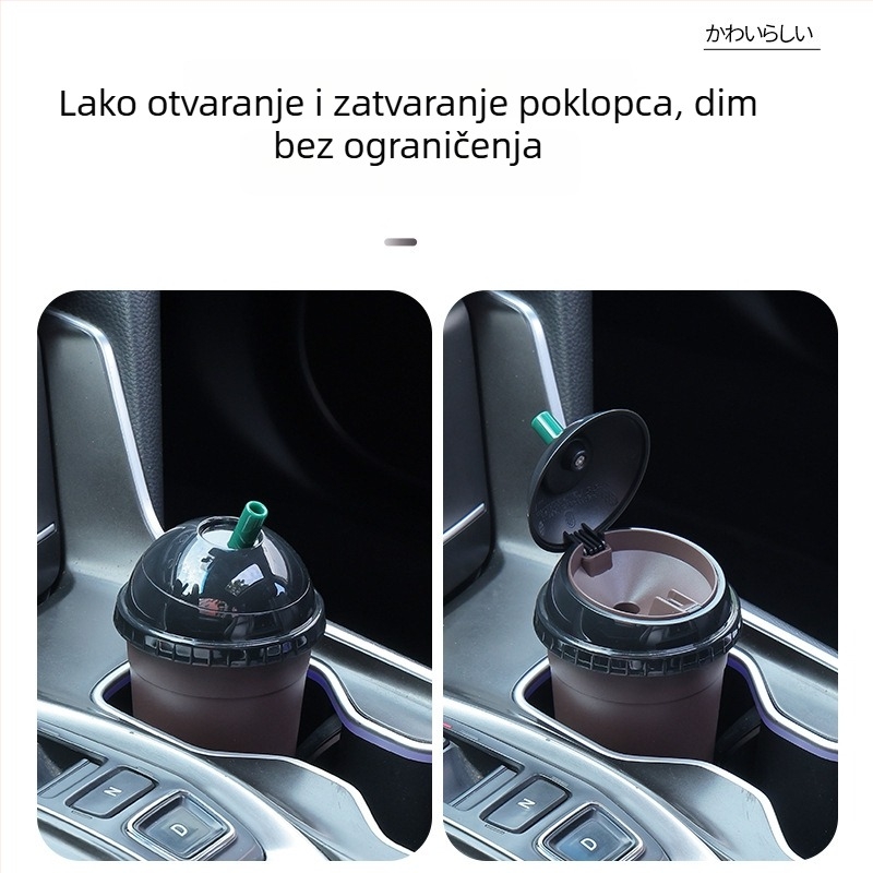 Pepeljara s poklopcem za auto i dom (Materijal: Melamin; Brend: Chi weng; Model: 1; Proces proizvodnje: Lijevanje)