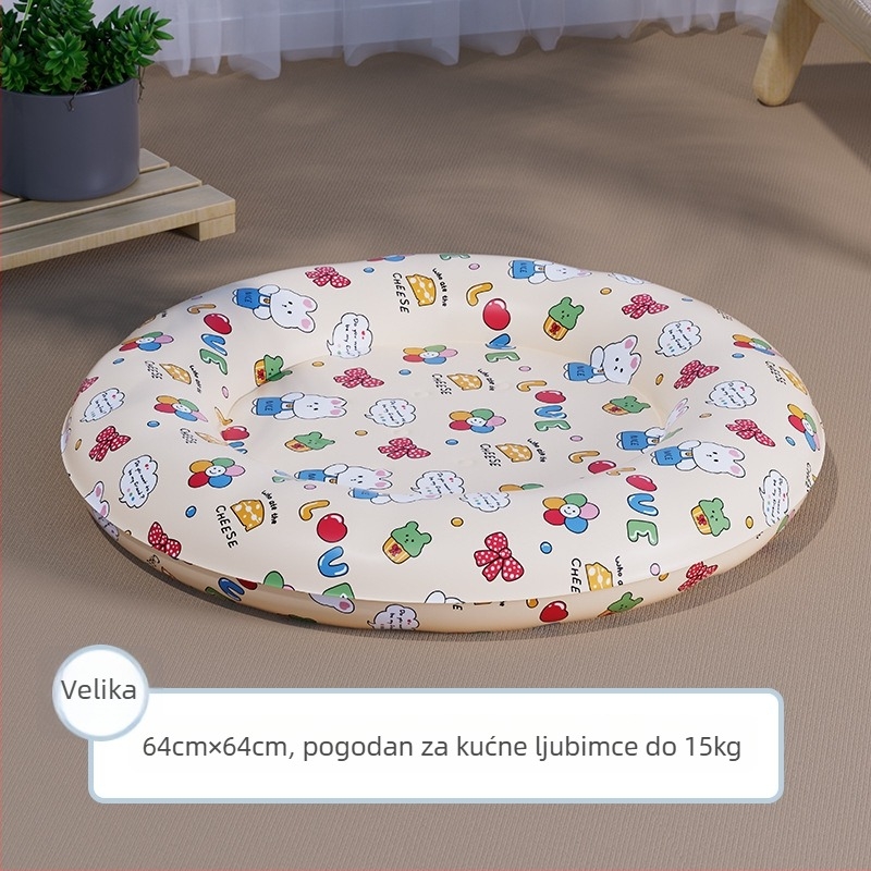 Podloga za hlađenje kućnim ljubimcima – PVC, za mačke, ljetna upotreba, vodootporno gnijezdo/kavez