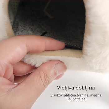 Hamster zimsko gnijezdo — trokutasto platneno sklonište, prijenosno, održava toplinu, održava konstantnu temperaturu, lako za čišćenje, prozračno