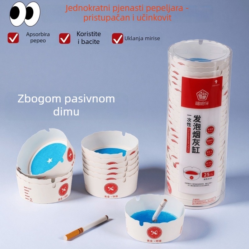 Pepeljak Moritake od smole, jednokratna upotreba, univerzalna namjena