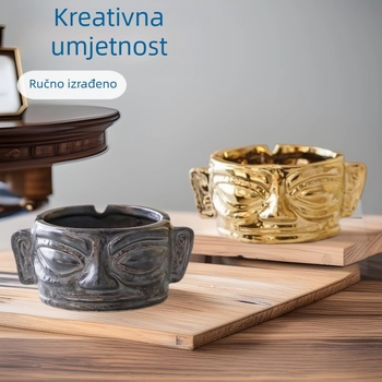 Keramički pepeljara ukras, klasični stil, kolekcionarski, šifra Py-895gf, kutija 20 komada