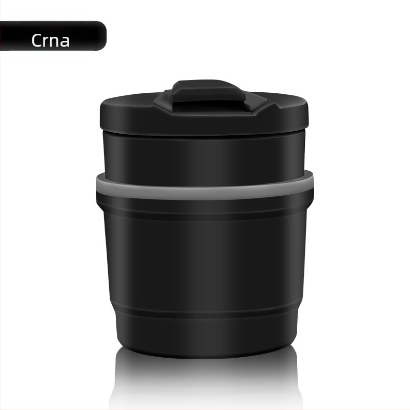 Automobilska pepeljara s visokom otpornošću na plamen, s poklopcem i osvjetljenjem, model BS-1283, 120 g, brend Hundred trees