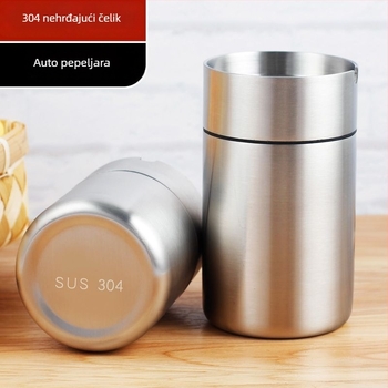 Auto pepeljara od nehrđajućeg čelika, graviranje, višenamjenski dizajn za automobil, marka Unique