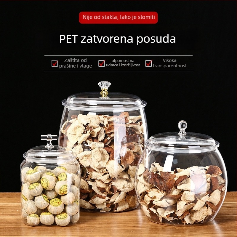Ovalni plastični hermetički spremnik za skladištenje, 5L+, minimalistički dizajn