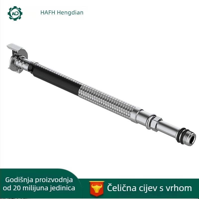 JT-EP-L Cijev za dovod vode za toaletni tuš s bakrenim jezgrom, matica 201, 304 pleteni cijev, 304 čelični omotač