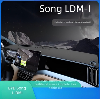 BYD Song LDMI veluru panel ploče – zaštita od osvjetljenja, protuklizna, toplinska izolacija, za središnju konzolu
