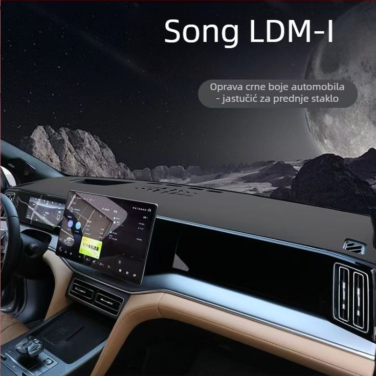 BYD Song LDMI veluru panel ploče – zaštita od osvjetljenja, protuklizna, toplinska izolacija, za središnju konzolu