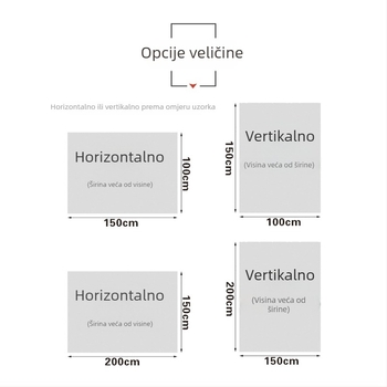 Personalizirana flanel deka, poliester, 280–300 g/m², prilagođeni portretni tisak, pogodno za sve sezone