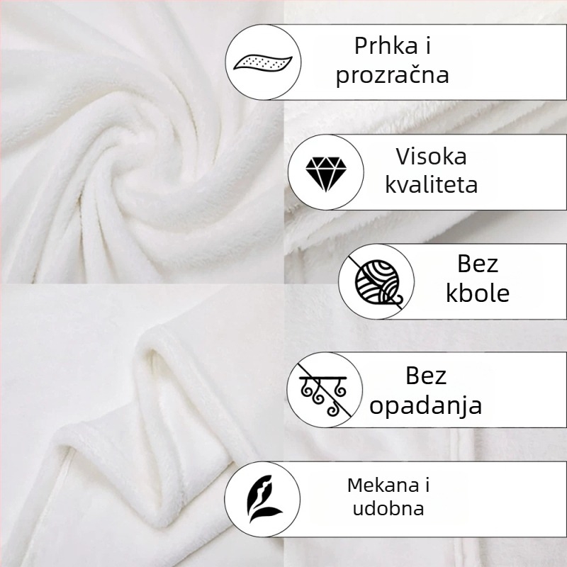 Personalizirana flanel deka, poliester, 280–300 g/m², prilagođeni portretni tisak, pogodno za sve sezone