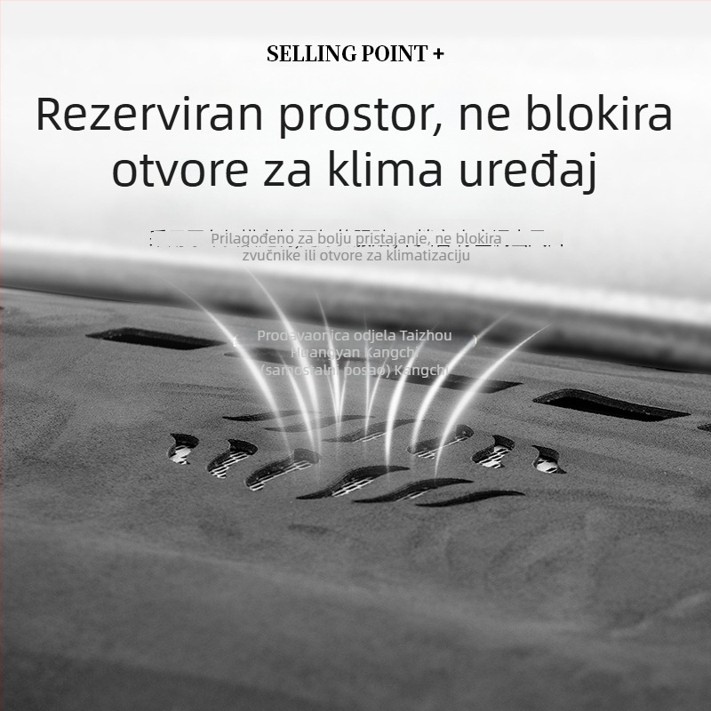 Protuklizna podloga za ploču s sjenom za Wei Brand Gaoshan 8/9, središnja konzola, dekorativni dodatak, kompatibilan s 25 modela