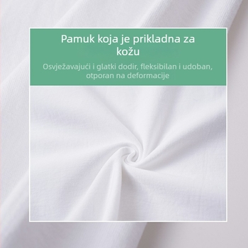 Youbaiyi crop majica s kapuljom, kratkim rukavima, jednobojna, pamuk 95%+, ovratnik šal, ljeto 2025