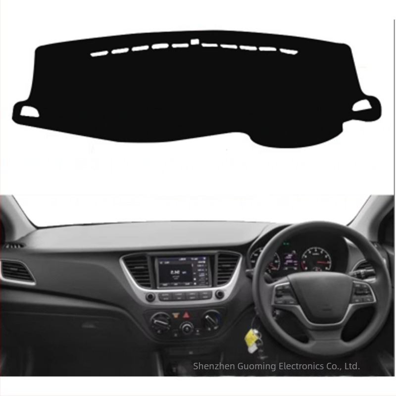 Matrica zaštite od odsjaja za ploču instrument table Hyundai Accent HC (2017–2021); materijali: podloga od poliestera sa silikonskim dnom; podloga od flanele sa silikonskim dnom; sve sezone; marka: Emperor shang
