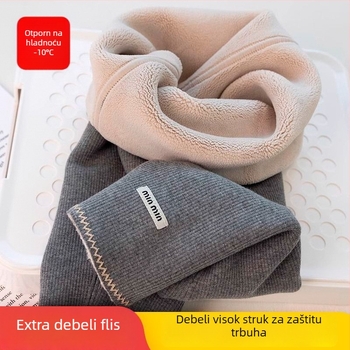 Djevojčice zimske tajice s flecom, srednje visoki struk, 95% pamuka, elastični pojas, za djecu stariju od 8 godina (iznad 140 cm)