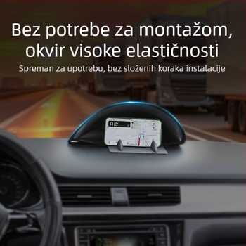 Auto sjenilo za telefon na instrument ploči, sklopivi držač za pohranu, poliester + čelična žica, bez ugradnje, marka Xiaoxueqiqi