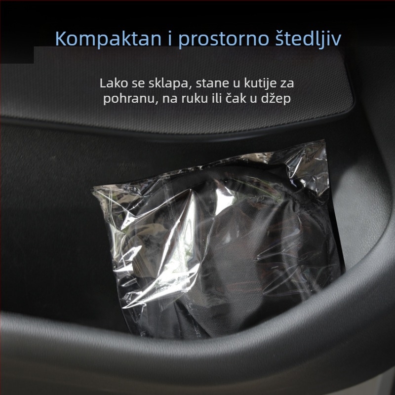 Auto sjenilo za telefon na instrument ploči, sklopivi držač za pohranu, poliester + čelična žica, bez ugradnje, marka Xiaoxueqiqi