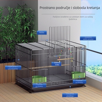 Željezni kavez za ptice – Huameilong, porijeklo Hebei, autorizirana privatna marka, za ptice