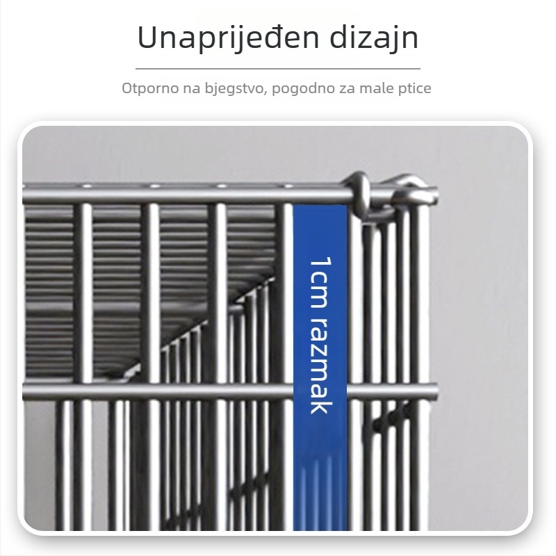 Željezni kavez za ptice – Huameilong, porijeklo Hebei, autorizirana privatna marka, za ptice