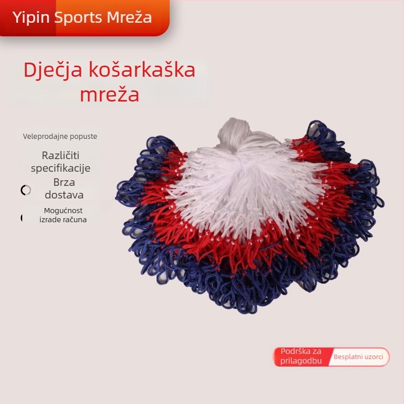 Rucno tkana vanjska mreža košarkaškog obruča • najlon • težina 100 g • kompatibilno sa standardnim obručem