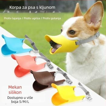 Dog Muzzle - Duck-Style, TPR Material, General Use, Not Imported