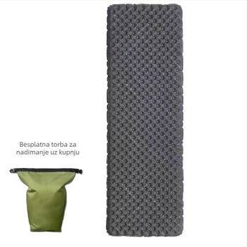 Runway ultra-lagana prenosna nafukljiva podloga s visokom R-vrijednosti, težina 680 g, način napuhavanja: nafukljiva vreća