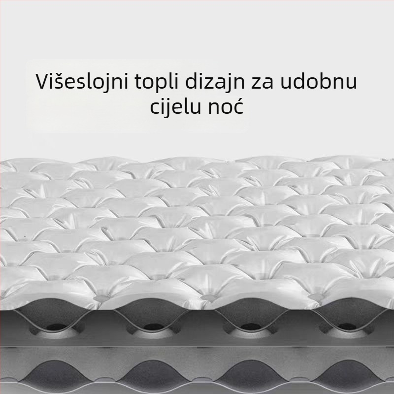 Runway ultra-lagana prenosna nafukljiva podloga s visokom R-vrijednosti, težina 680 g, način napuhavanja: nafukljiva vreća