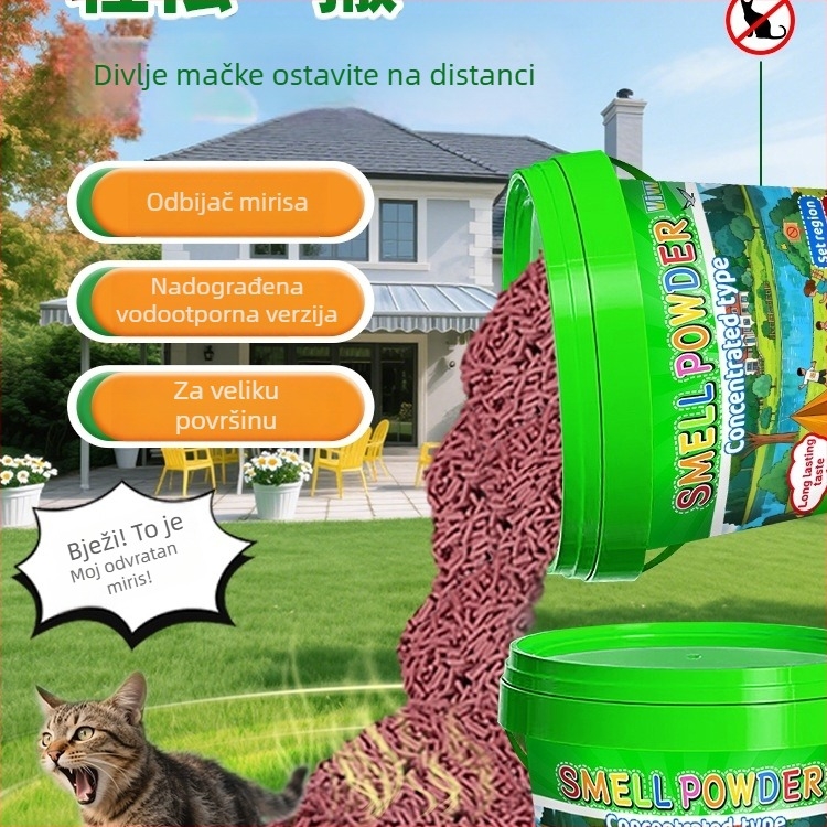 Uređaj za otjerivanje mačaka — vanjski, dugotrajan, snažan, sprječava mokrenje; Materijal: svila cvijeta; Marka: Other