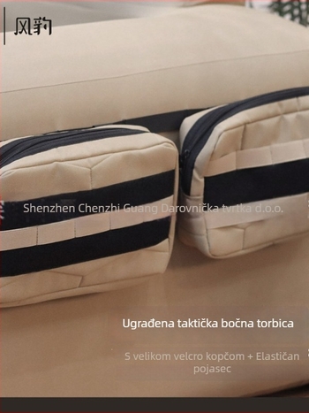 Napuhljivi kauč za kampiranje s ugrađenom električnom pumpom – prijenosan, dvostruka konstrukcija, Oxford platna površina, nosivost 400 kg