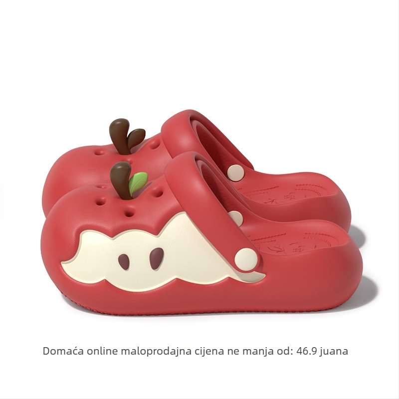 Unisex EVA Crocs stil sandale s remenom, prozračne, protuklizne, debeli potplat 3 cm i više, povećanje visine