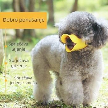 Zaštitna maska za usta psa za male pasmine – silikon, protiv ugriza i laja, Le Shuang Pet