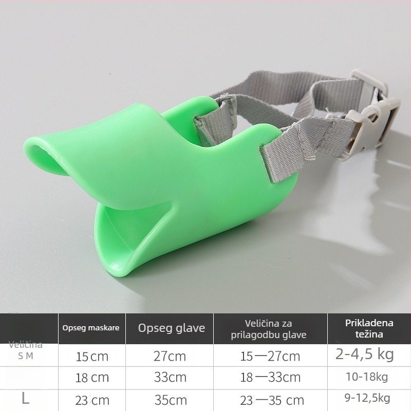 Zaštitna maska za usta psa za male pasmine – silikon, protiv ugriza i laja, Le Shuang Pet