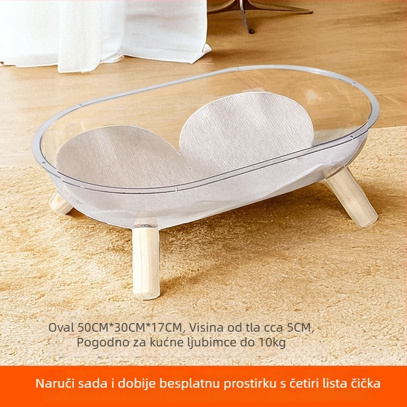 Mačje gnijezdo u obliku svemirske kapsule, akril, Dream cat