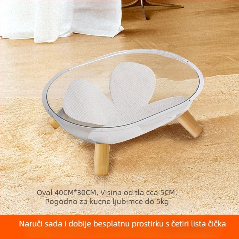 Mačje gnijezdo u obliku svemirske kapsule, akril, Dream cat