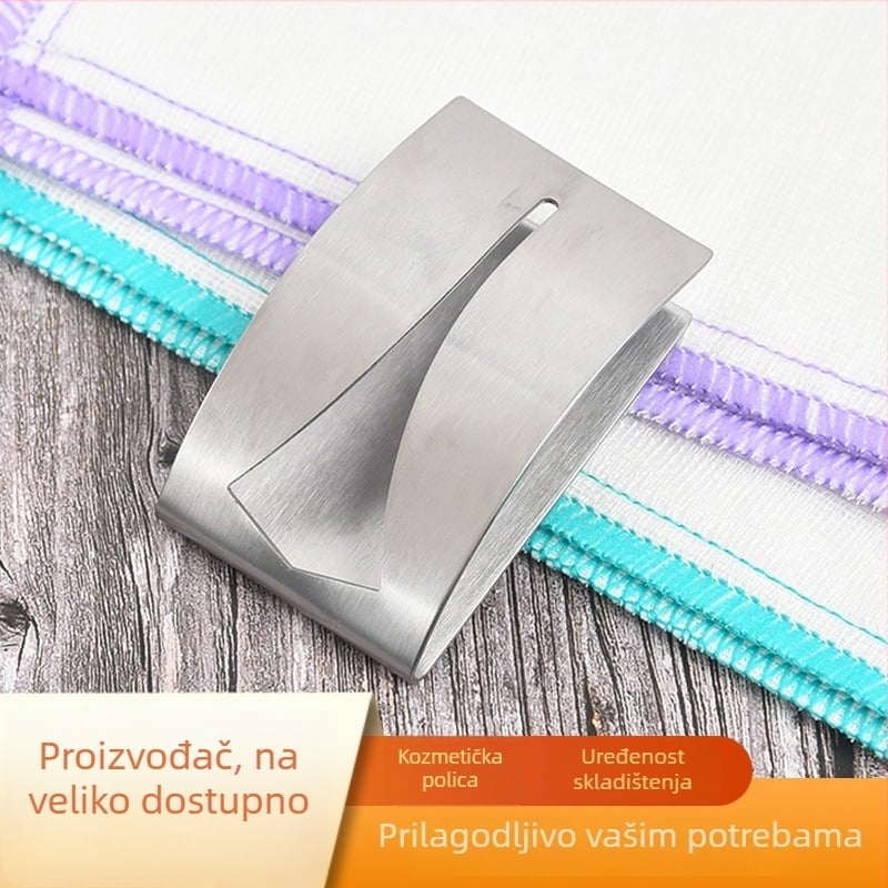 Stalak za ručnike od nehrđajućeg čelika, zidni, bušenje nije potrebno, kupaonica, hotel i kućna upotreba