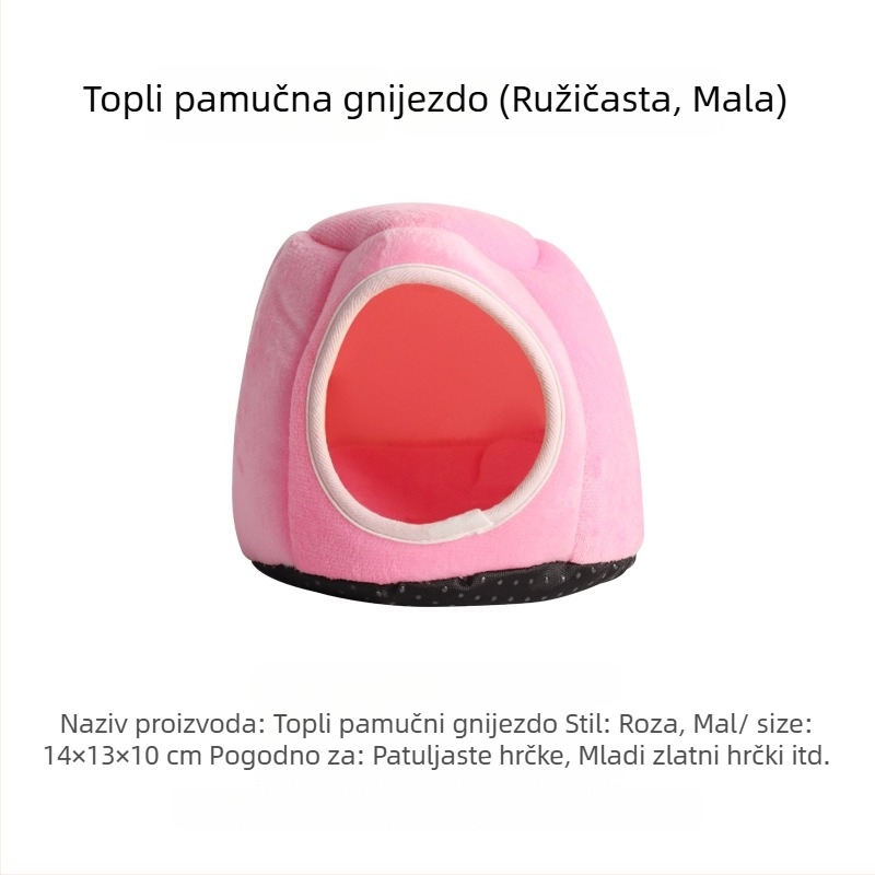 Hamsterovo pamučno gnijezdo | Cjelogodišnja upotreba • Marca Van Gege • Materijal: pamuk • Za hamstere