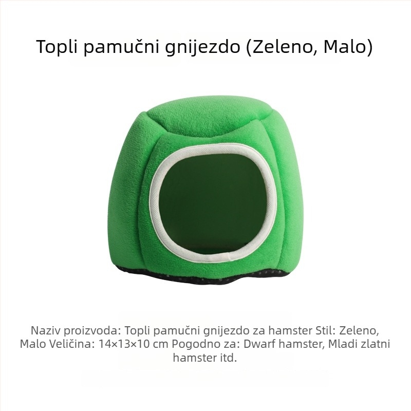 Hamsterovo pamučno gnijezdo | Cjelogodišnja upotreba • Marca Van Gege • Materijal: pamuk • Za hamstere