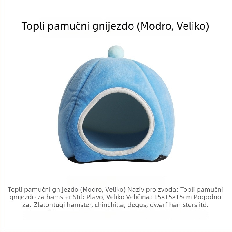 Hamsterovo pamučno gnijezdo | Cjelogodišnja upotreba • Marca Van Gege • Materijal: pamuk • Za hamstere
