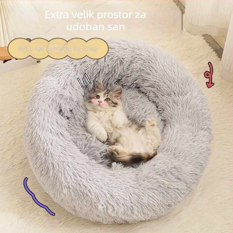 Gnijezdo za mačke od platna Yigou; prozračna; vodootporna; zadržava toplinu; za sve sezone