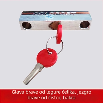Staklena vrata brava, čelična mortise brava, težina 1500, za motocikle, električna vozila, bicikle i staklene vrata, moderno minimalistički dizajn