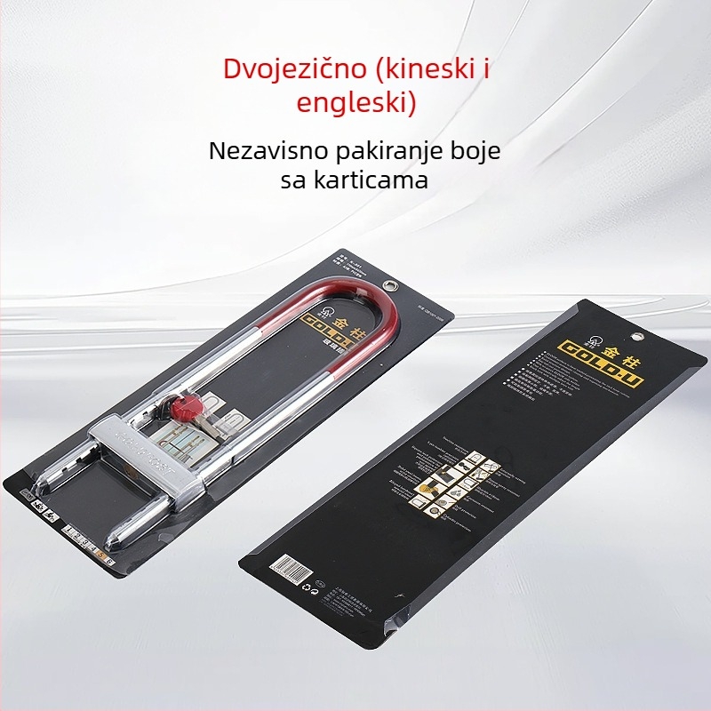 Staklena vrata brava, čelična mortise brava, težina 1500, za motocikle, električna vozila, bicikle i staklene vrata, moderno minimalistički dizajn
