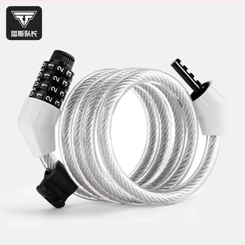 Tosuod brava za bicikl s 4-znamenkastom lozinkom, čelični kabel, prijenosna