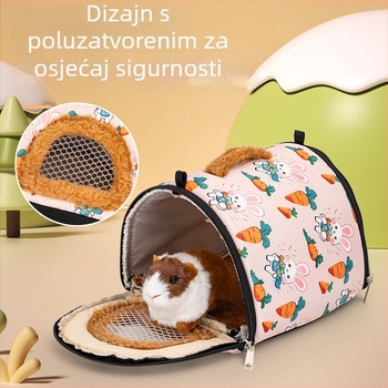 Gnijezdo za hamstera – pamuk, tunelski oblik, toplo, za hamstera, zimska upotreba