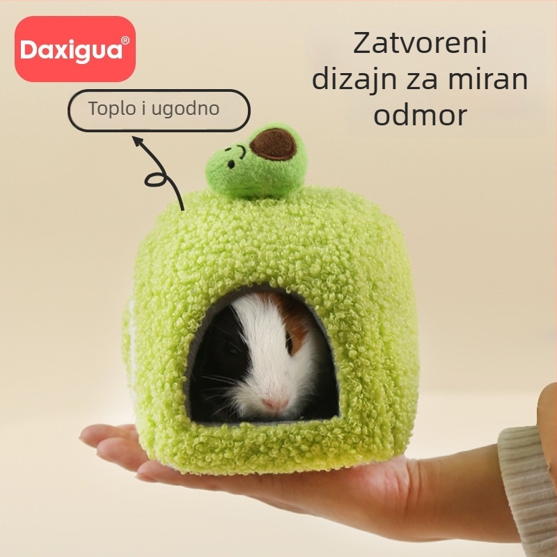 Hamster plišano gnijezdo u obliku drveta (Materijal: pliš; Oblik: oblik drveta; Funkcija: zadržava toplinu; Pogodno za: hamster; Sezone: zima, proljeće, jesen)