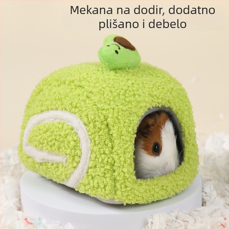 Hamster plišano gnijezdo u obliku drveta (Materijal: pliš; Oblik: oblik drveta; Funkcija: zadržava toplinu; Pogodno za: hamster; Sezone: zima, proljeće, jesen)
