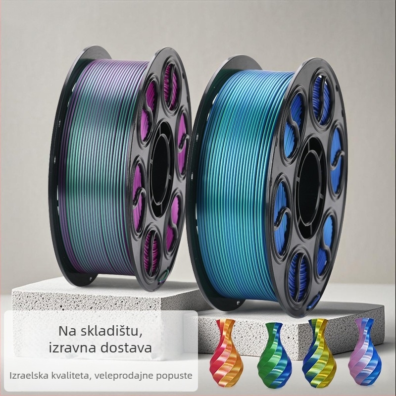 PLA Silk filament za 3D ispis — kružnog presjeka, duljina 330 m, gustoća 1.26 g/cm3