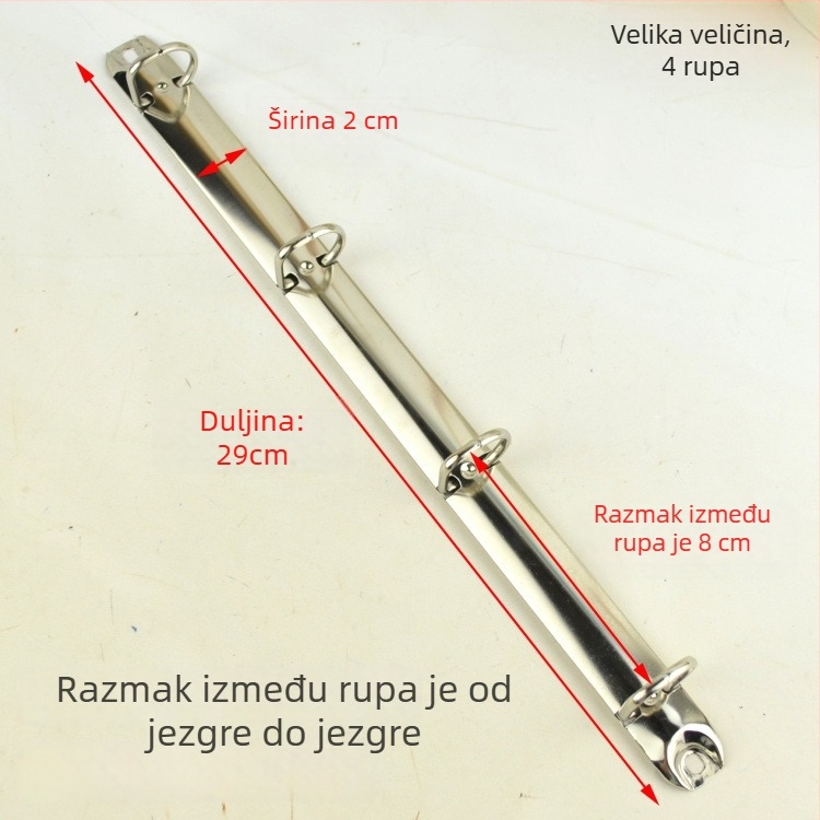 Meiyu Ručni dnevnik – Metalni prstenasti klips za povezivanje, Tip 0, Model 088, Pakiranje na veliko